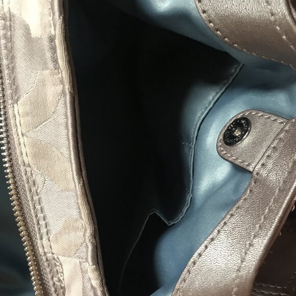 Coach Beige Gold Handbag Hobo Purse - Picture 7 of 12